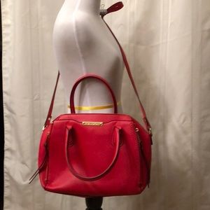 Red Aldi Satchel Handbag